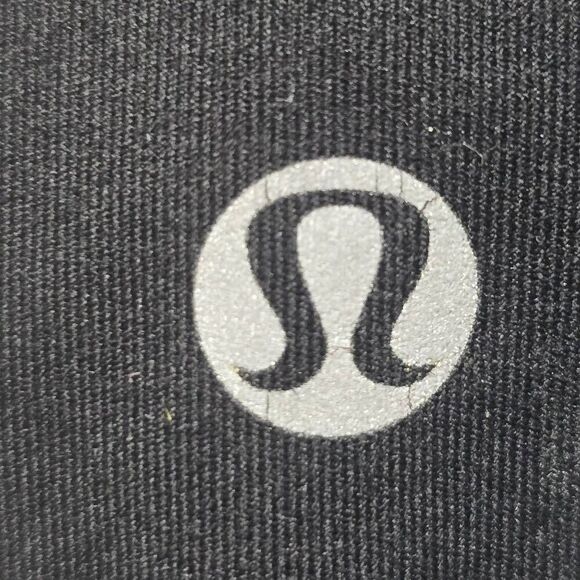 Lululemon Ice Queen Black and White Stripe Athletic Flare Pants - Picture 4 of 5